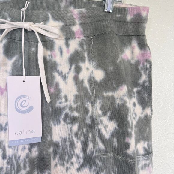 Johnny Was Calme Sweatpants Womens XL Jogger Pants Tie Dye Cotton Cashmere Boho - Picture 7 of 12